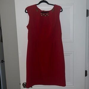Dressbarn red dress